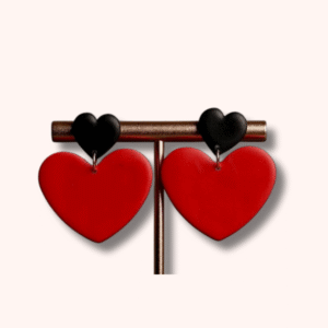 Bold Love Heart Earrings